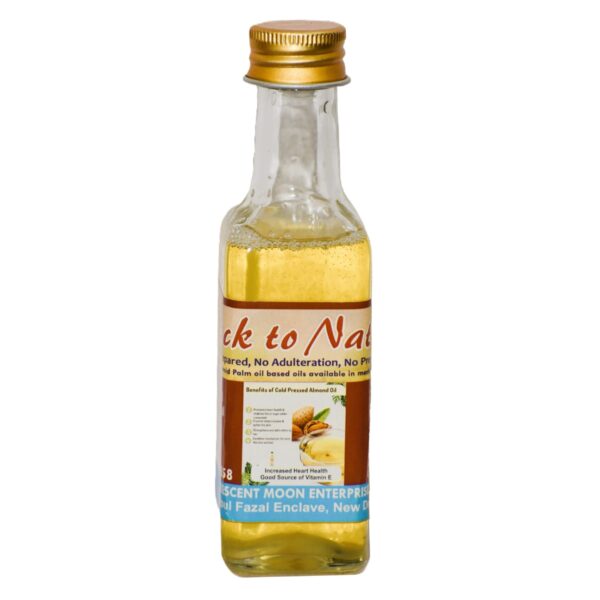 Cold-pressed almond oil