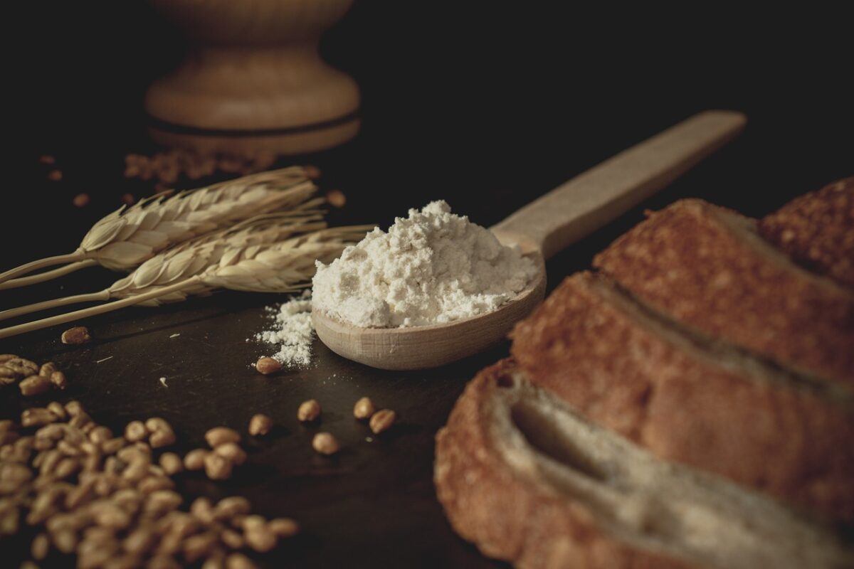 bread, wheat, flour